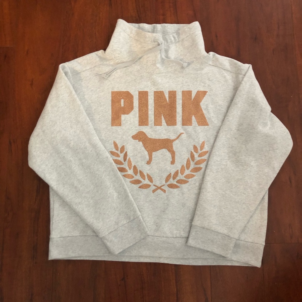 Victoria Secrets Pink Grey Sweatshirt